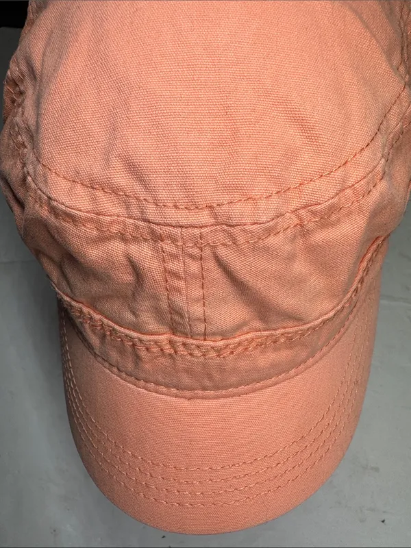 Life Is Good Peach Hat Embroidered Logo elastic back casual Y2K style o/s - Image 6