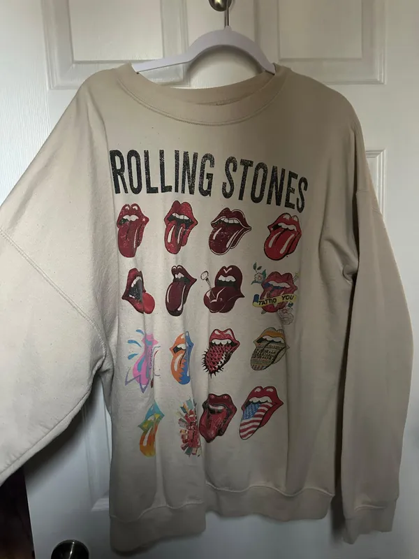Altar’d state Rolling Stones crew neck Size XL - Image 3