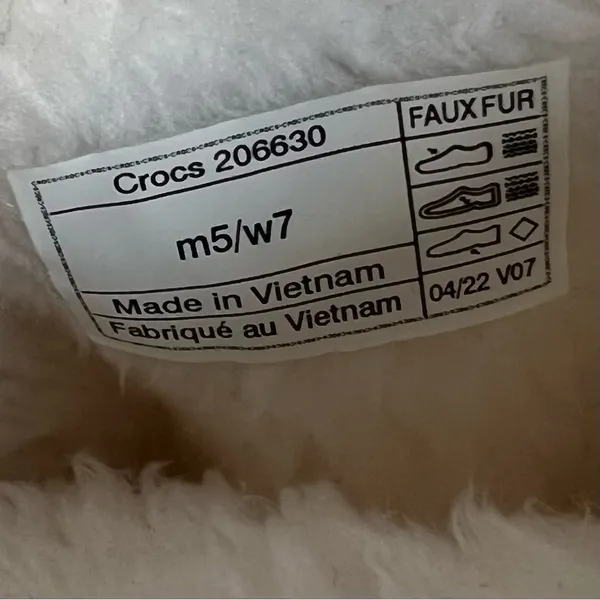 Crocs NEW Unisex Classic Lined Neo Puff White Boot Size 7 or 5 #367 - Image 8