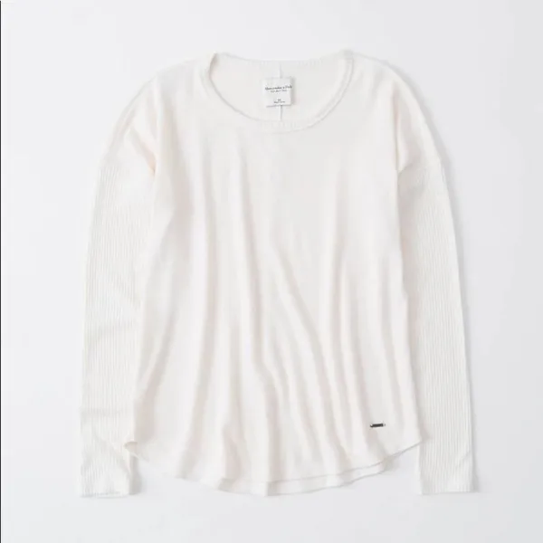 Abercrombie ✨ Cozy Long-Sleeve Crew Tee✨ - Image 6