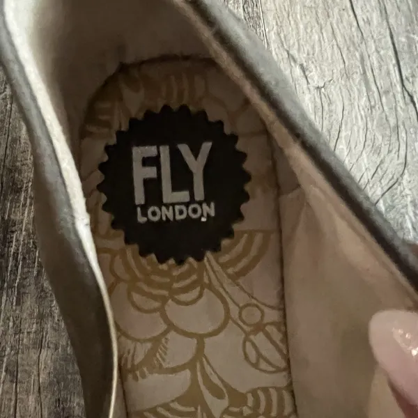Fly London Yaz Green Suede Wedge Shoes 39/US 8-8.5 European Chic Grunge - Image 5