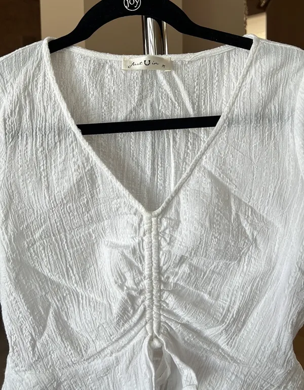 Just In White Top Size M - Image 2