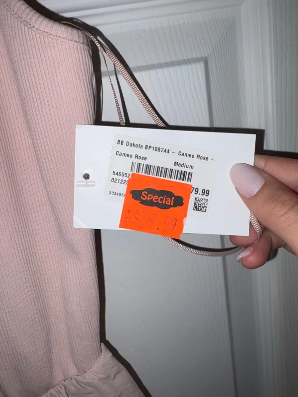 The Pants Store Blush Bubble Dress Size M - Image 4