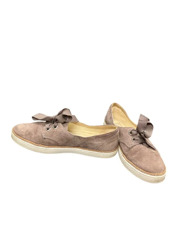 UGG 1Carilyn wms rose taupe leather suede lace up casual shoes sz 7 SKU 10-829 - Image 2