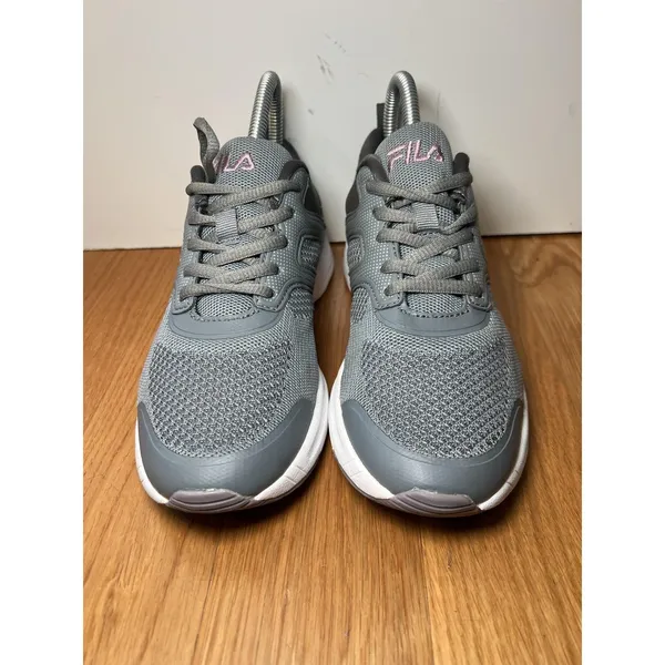 Fila Memory Foam Running Shoes Womens Size 6.5 Gray Mesh Athletic 5RM00529 - Image 2