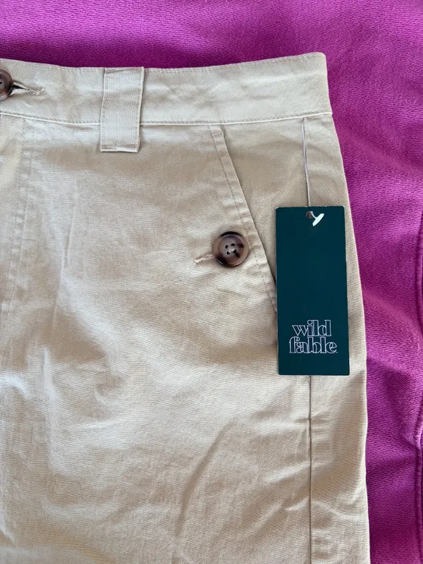 Wild Fable | Khaki Cotton Mini Skirt | Size 10 — NWT 🏷️ - Image 2