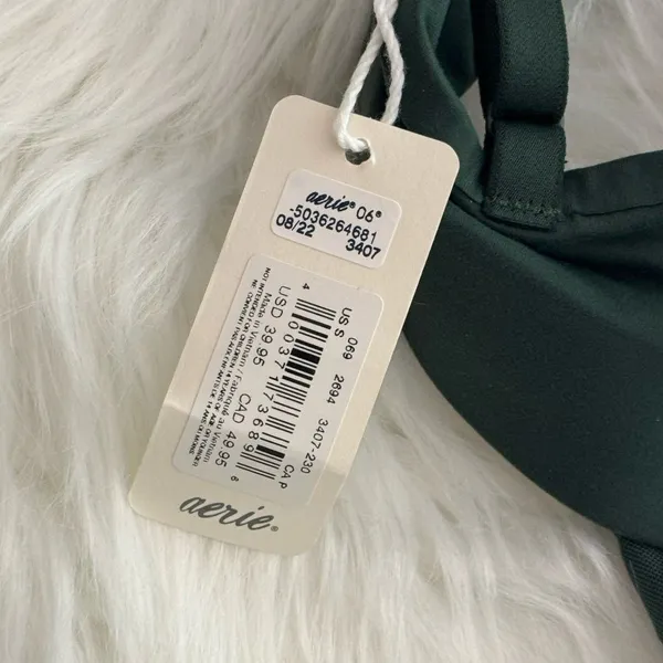 Aerie SMOOTHEZ Mesh Bralette Sycamore Size Small - Image 7