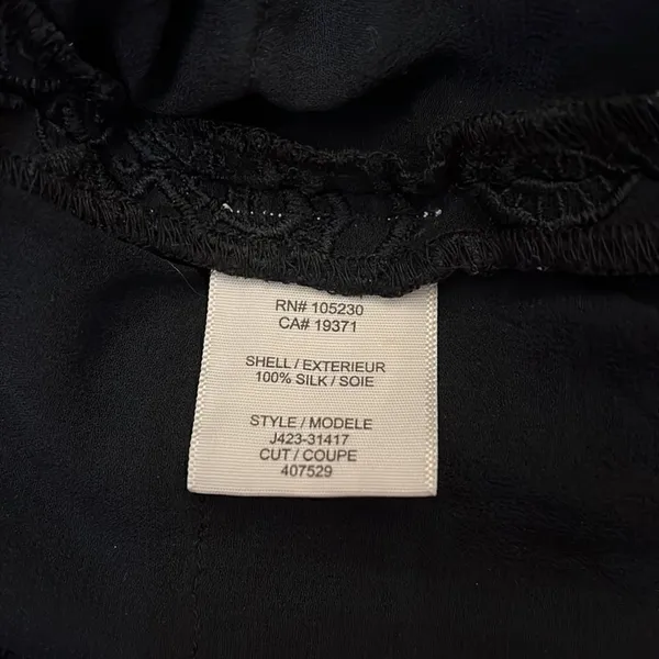 ‎joie white & black tiered eyelet dress M - Image 8