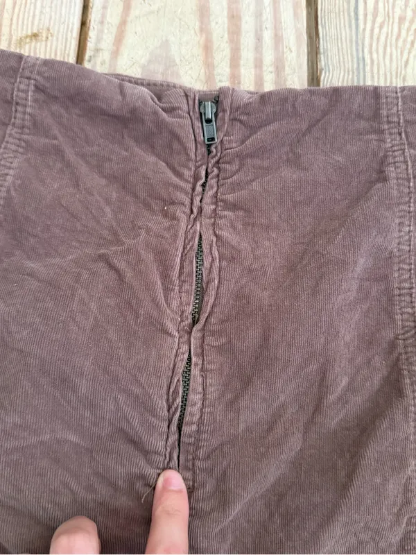 Free People Corduroy Mini Skirt size 12 - Image 4