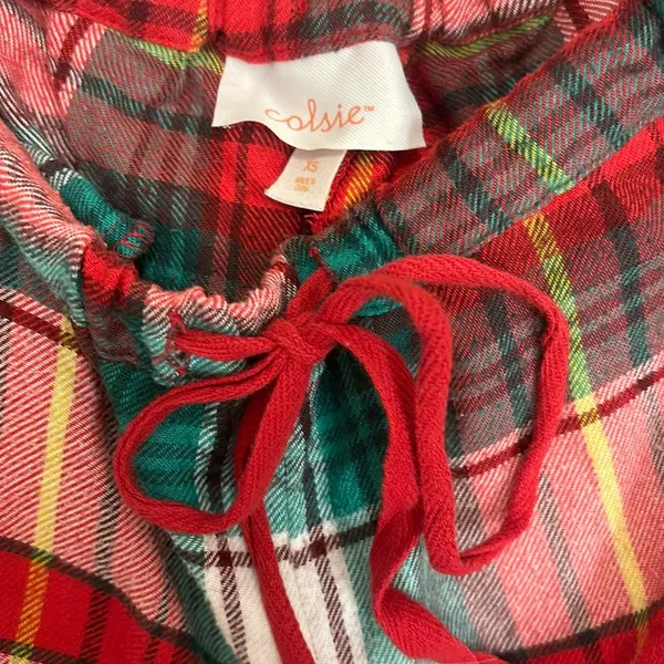 Plaid Flannel Shorts Size XS - Image 3