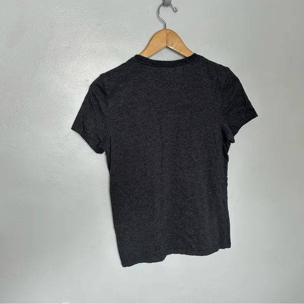 Chaco Women's Charcoal and Pink Logo Tee - Image 5