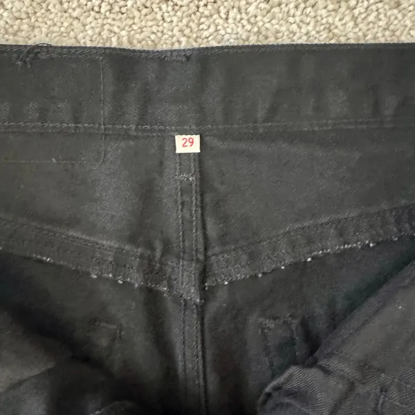 Levi's x McLaren Speed Baggy Jeans Black Formula 1 Racing Womens Sz 29 - Image 13