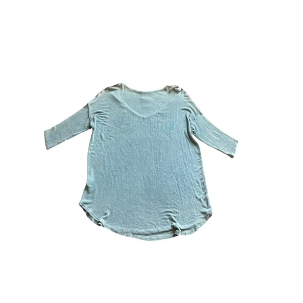 Free People Women's Multi Blue Top - Image 3
