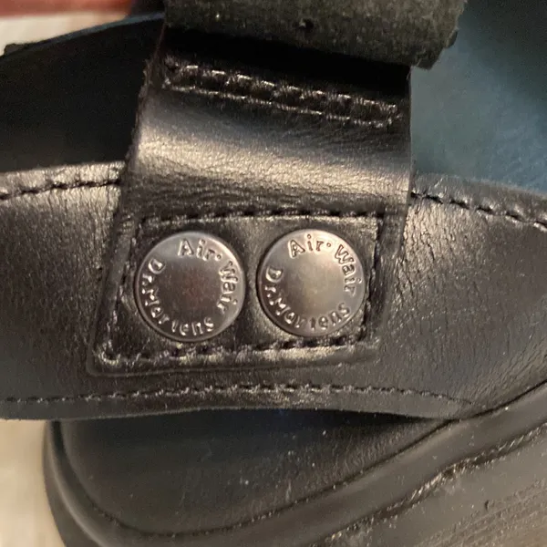 Dr Martens Air Whiz Black Strappy Sandals with Buckles size 6 excellent cond - Image 2
