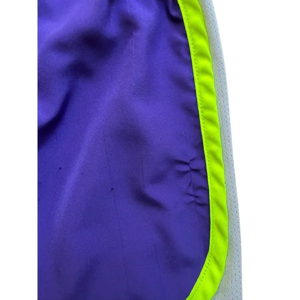Nike Dri-FIT Tempo Running Shorts Purple Volt White Women's Medium - Image 7
