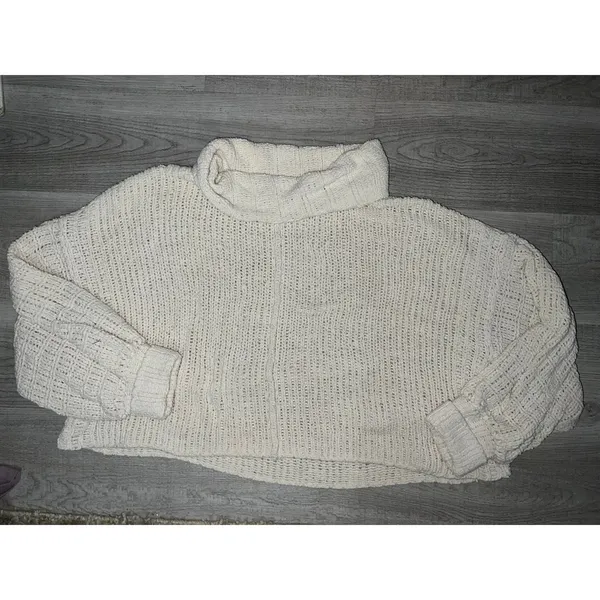 free People be yours cowl neck turtleneck sweater - Image 9