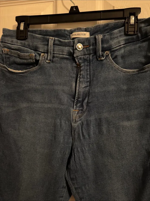 Good American Good Waist Crop Jeans - Image 2