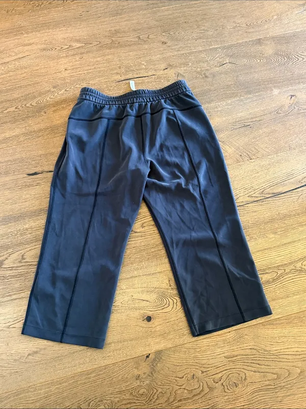 lululemon softstreme brushed Women's Charcoal Straight Leg Track Pants 14 - Image 5