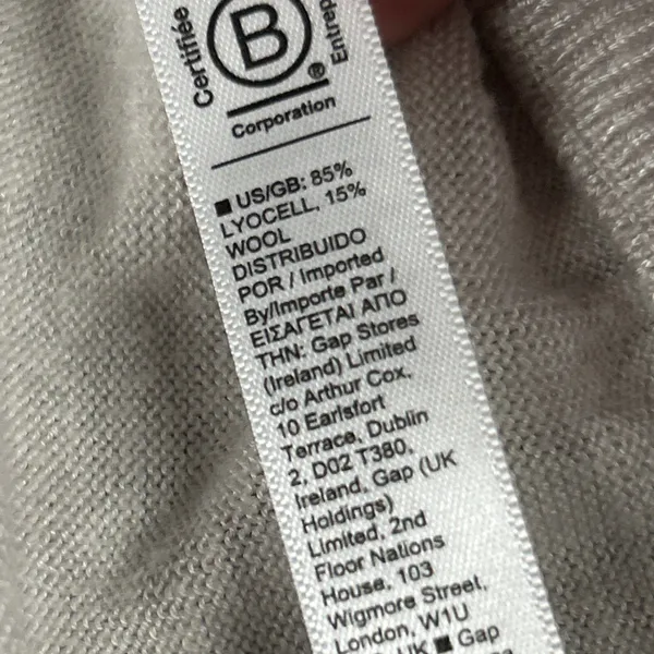 Athleta Daydream Sweater Sleep Shorts Womens Large Wool Blend Cream 985737 - Image 4