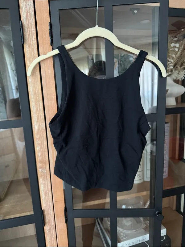 Lululemon Align High Neck Tank Top Black long line sports bra workout nulu - Image 2