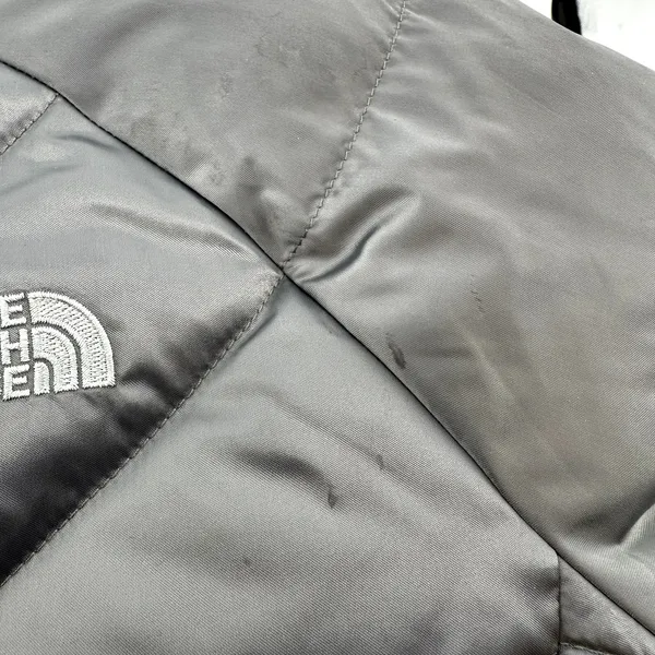 The North Face 550 Aconcagua Jacket Down Puffer Winter Snow Zip Up Pache Gray M - Image 8