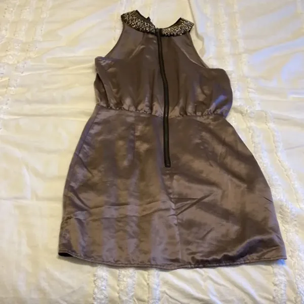 NWT H&M Sleeveless silver‎ dress - Image 16
