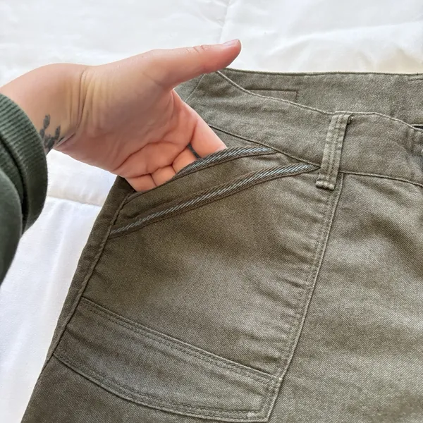 Marmot Mid Rise Skinny Jeans‎ Green Womens 6 Outdoor Hiking Causal Quiet Luxury - Image 3
