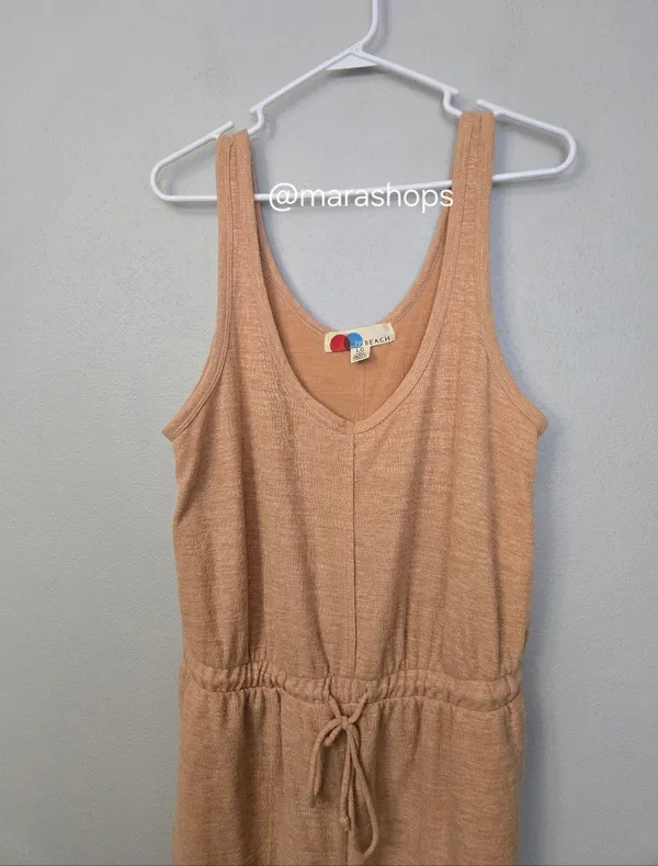 Free People Bicoastal Romper Set in Papaya Sun - Image 5