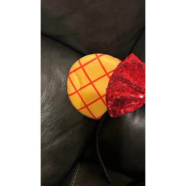 Toy Story inspired Woody Jessie red bow Ears headband and matching scrunchie set - Image 10