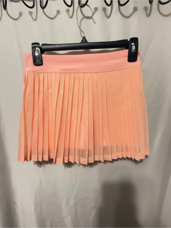 FREE PEOPLE Rally Ruffle Mini Skirt in Pastel Peach Size XS/S NWT - Image 8