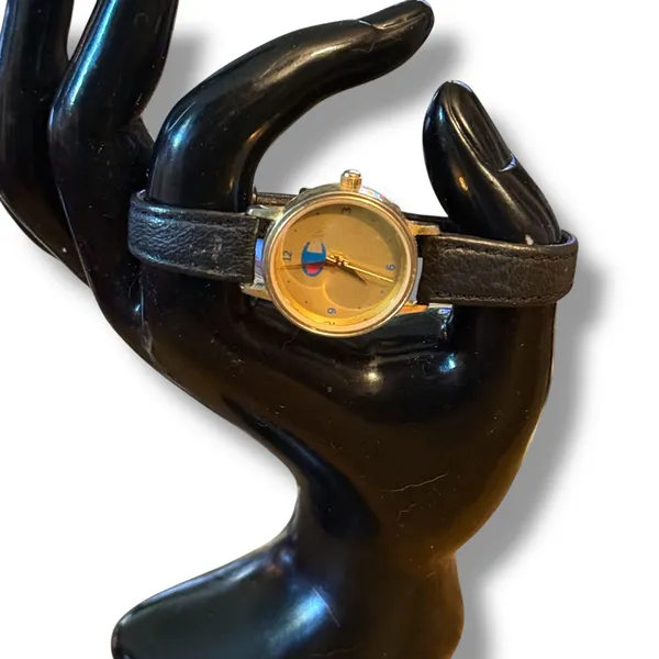 Vintage Champion leather band watch - Image 3