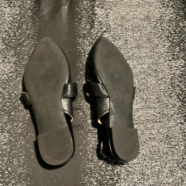 Womens sz 8.5 Vionic Elena Black Pointed Toe Slingback Mary Jane Flats - Image 9