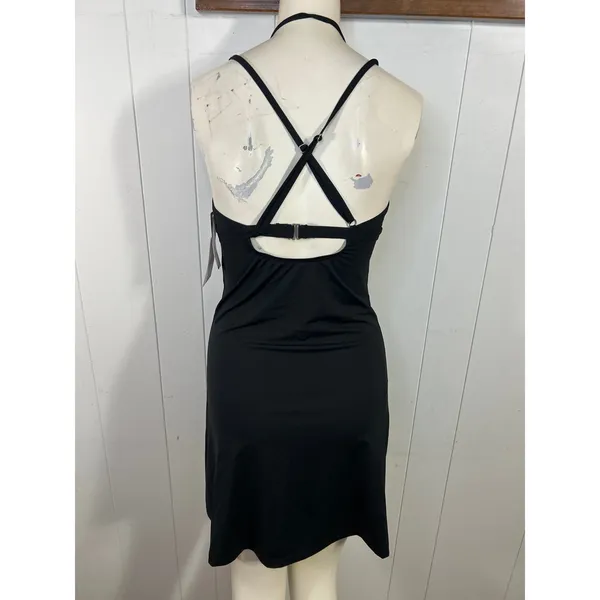 Athleta Scoop Swim Workout Mini Dress in Black Size XS Beach Gym Run NWT - Image 4