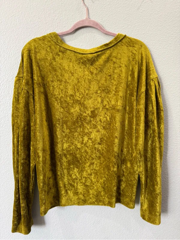 Free People We The Free XS Velvet Balloon Sleeve Top Y2K Whimsigoth Fairy Grunge - Image 6
