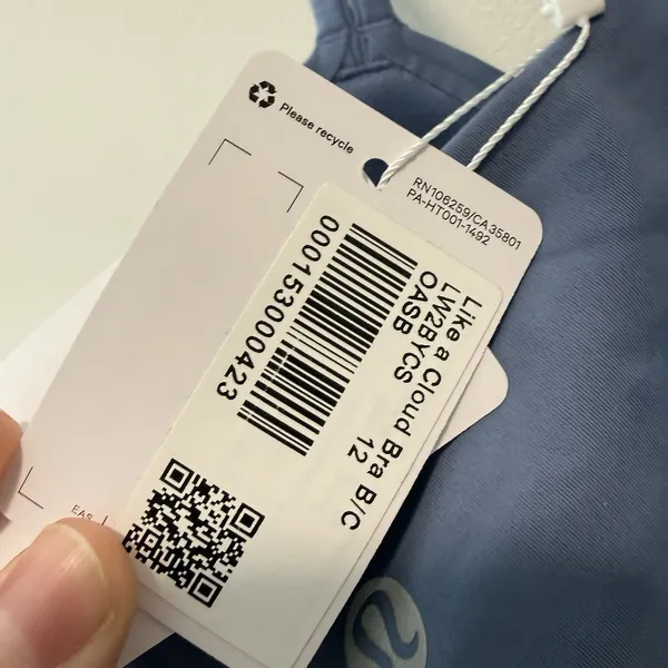 Lululemon NWT Like a Cloud Sports Bra B/C in Oasis Blue Size 12 - Image 5