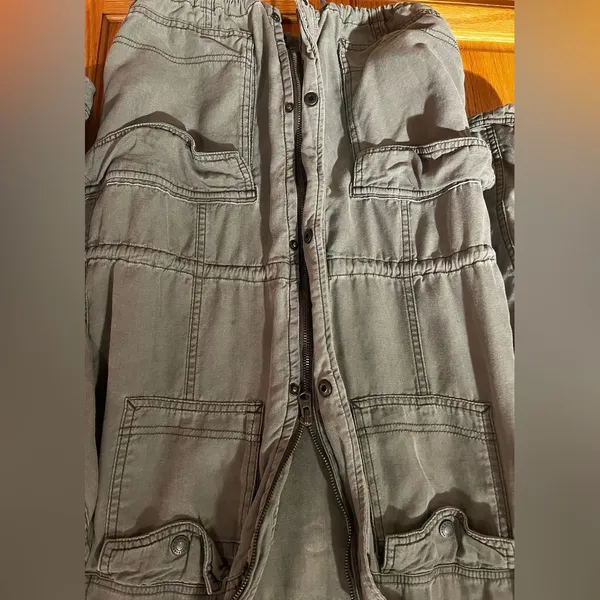 Abercrombie & Fitch Green‎ Skyler Military Hooded Zip Parka Utility Jacket Sz XS - Image 11