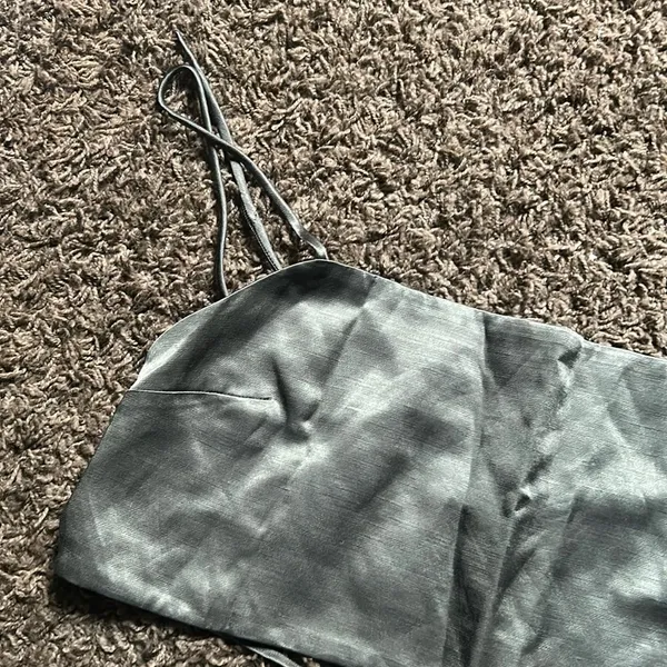 NWT ZARA Silk Tie‎ Up Top - Image 2