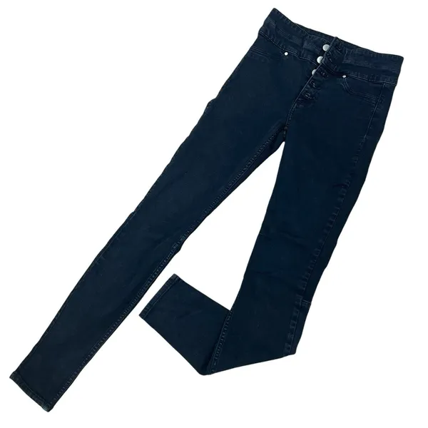Abercrombie & Fitch Signature Denim Jeans Super Skinny High Rise 25 HR Stretch - Image 2