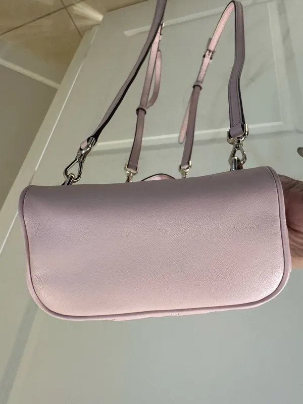 Kate Spade Pink Mini Quilted Backpack  - Image 6
