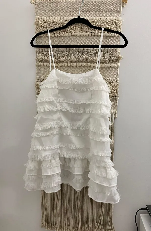 Princess Polly White Mini Dress - Image 3