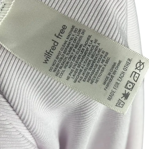 5/$25 Wilfred Free Women's L Tank Top Dress Sleeveless Ribbed Pale Pink Summer‎ - Image 7