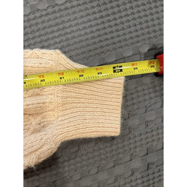 J.CREW Balloon Sleeve Cable Knit Sweater Alpaca Wool Blend Balletcore Size Large - Image 7