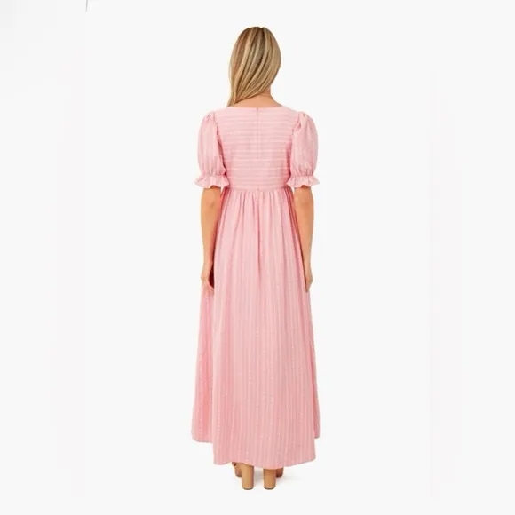 Tuckernuck Hyacinth House Pink Pippa Maxi Dress Size‎ M - Image 2