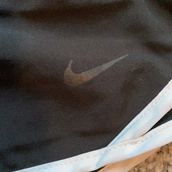 Girls Black & White Nike Shorts - Image 3