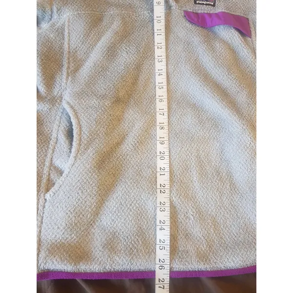 Patagonia Women's Sweater Sz Medium fleece Cozy Gorpcore Outdoor Hiking Skiing - Image 12