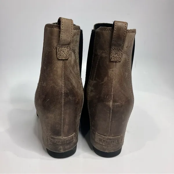 Sorel Lea Wedge Booties leather size 10‎ - Image 5