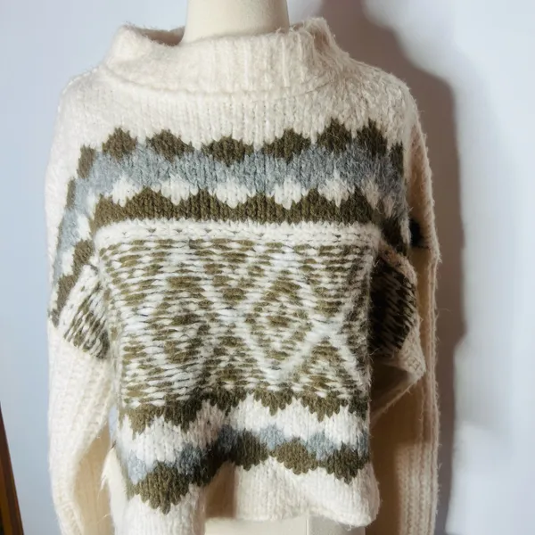 Free People Chunky Knit Sweater - Image 3