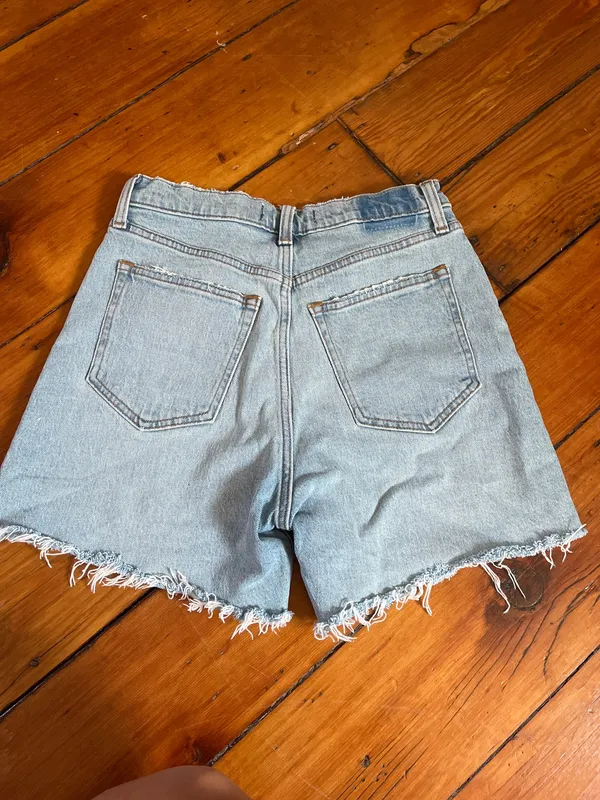 Abercrombie The Dad High Rise Jean Shorts - Image 7