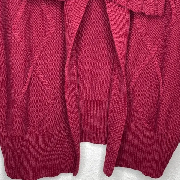 Coco + Capers Cardigan Sweater Red - Image 5