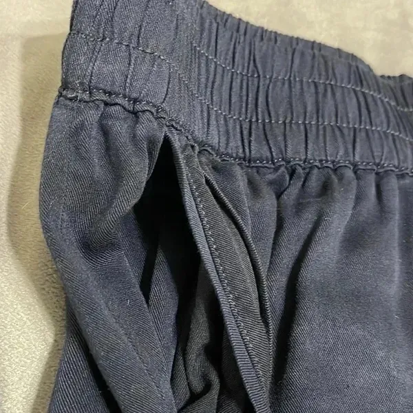 Maurice's Navy Blue Paper Bag Shorts - Image 4